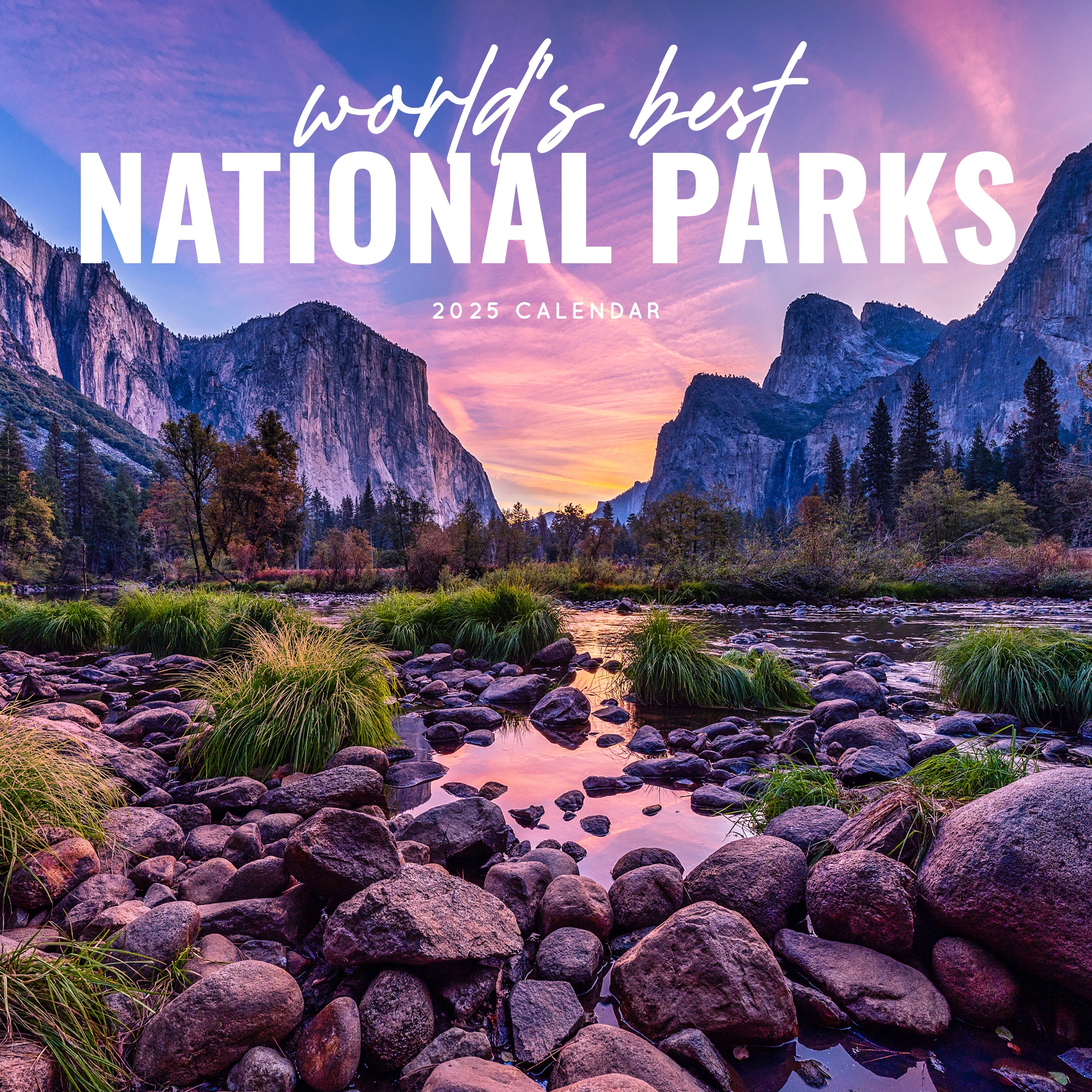 2025 World's Best National Parks - Square Wall Calendar