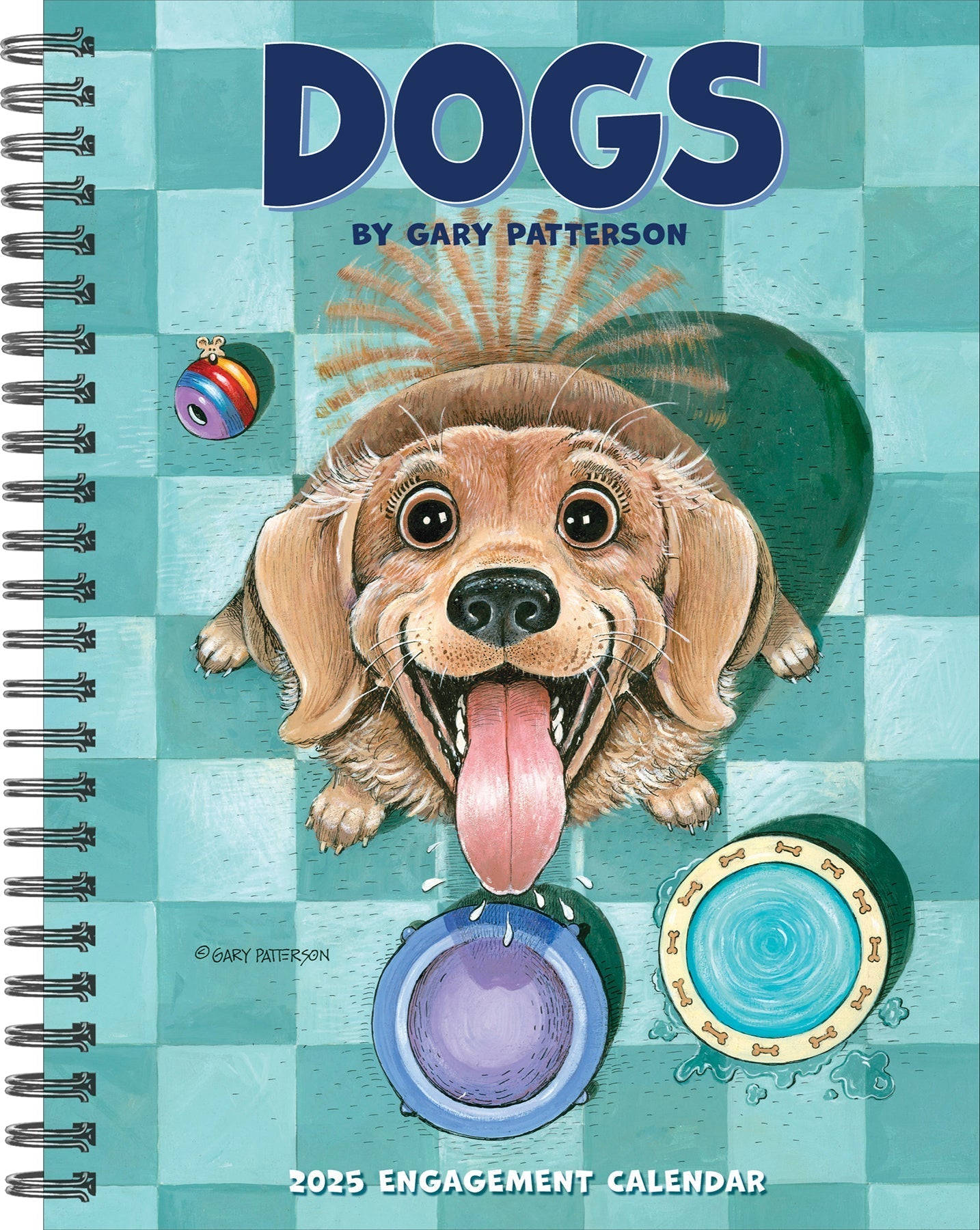 2025 Dogs by Gary Patterson - Weekly Diary/Planner (US Only)