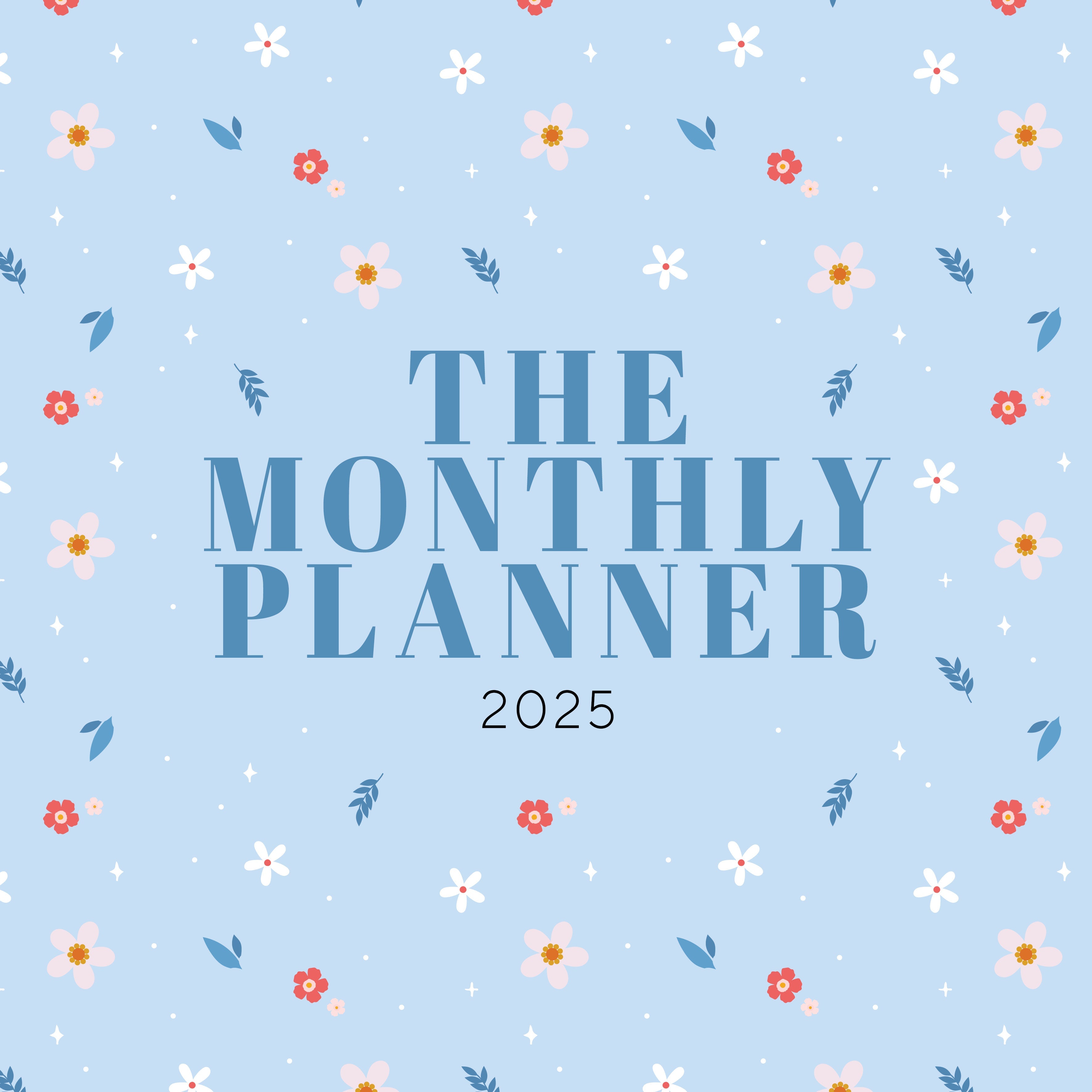 2025 The Monthly Planner - Square Wall Calendar