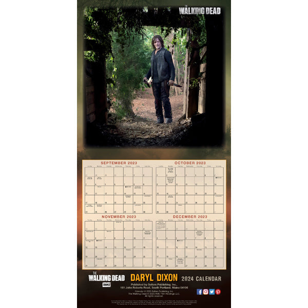 2024 AMC The Walking Dead: Daryl Dixon - Square Wall Calendar  SOLD OUT