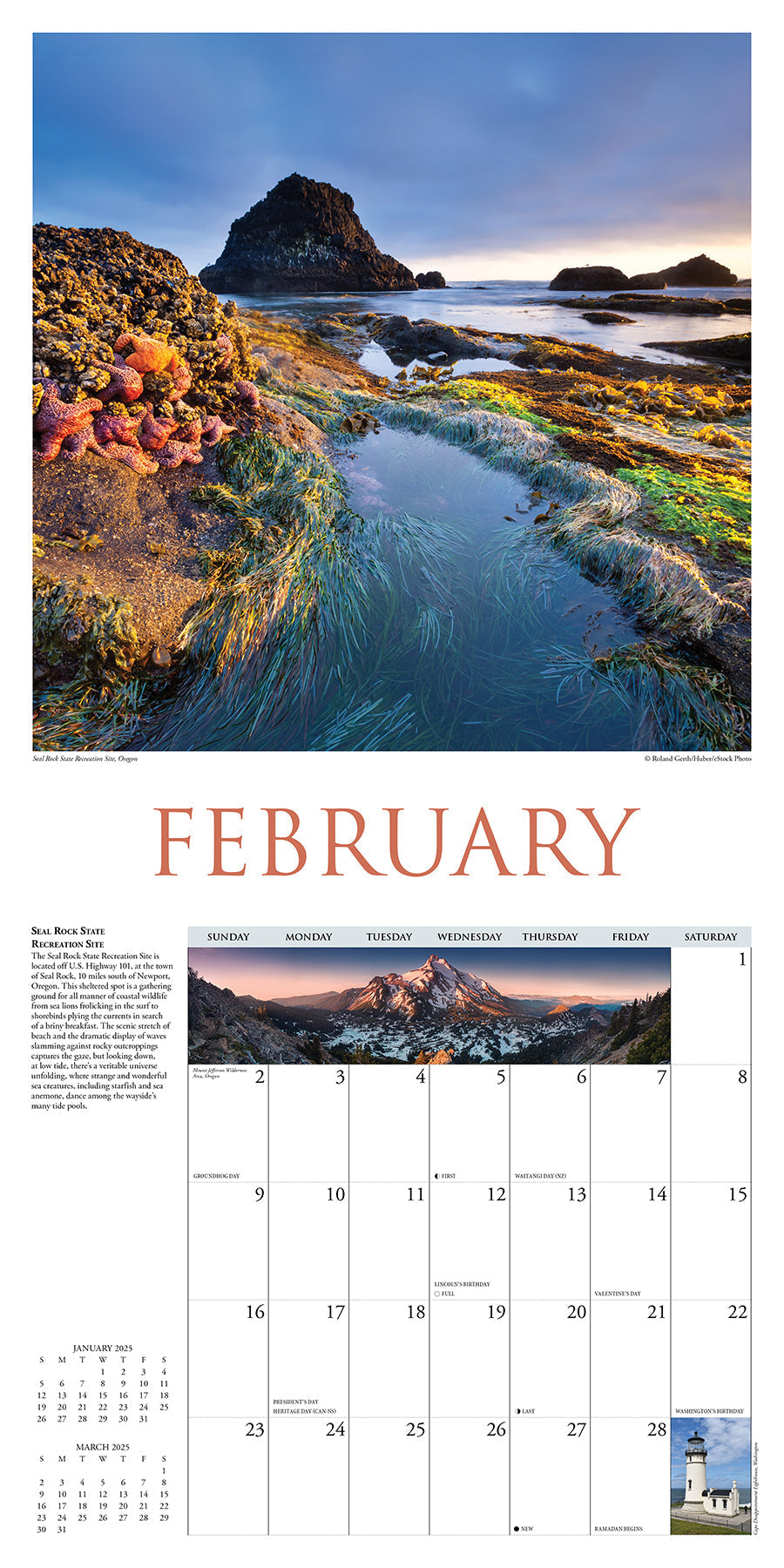 2025 Pacific Northwest - Square Wall Calendar (US Only)