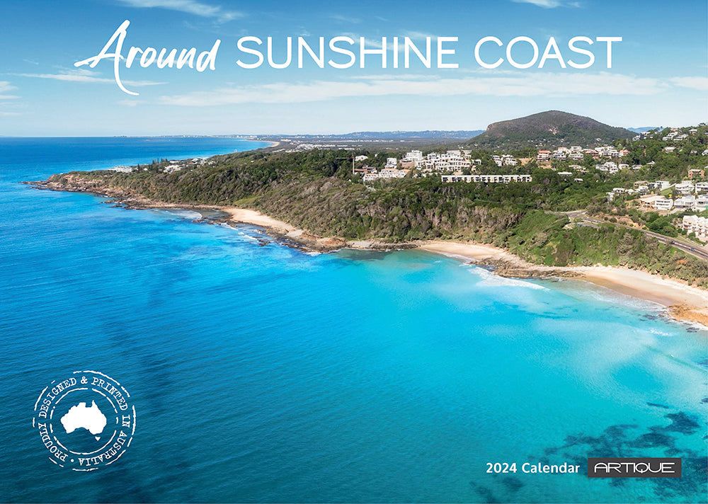 2024 Around Sunshine Coast (by Artique) - Horizontal Wall Calendar