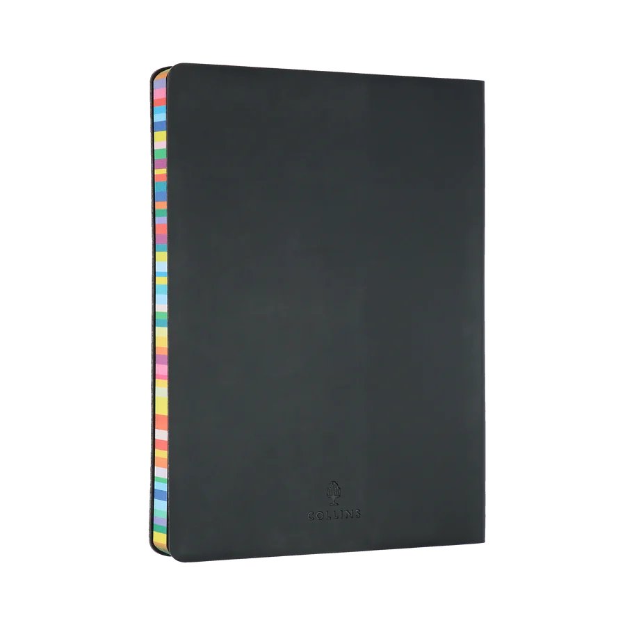 2024-2026 Charcoal Black Edge Rainbow - Weekly Diary/Planner  SOLD OUT