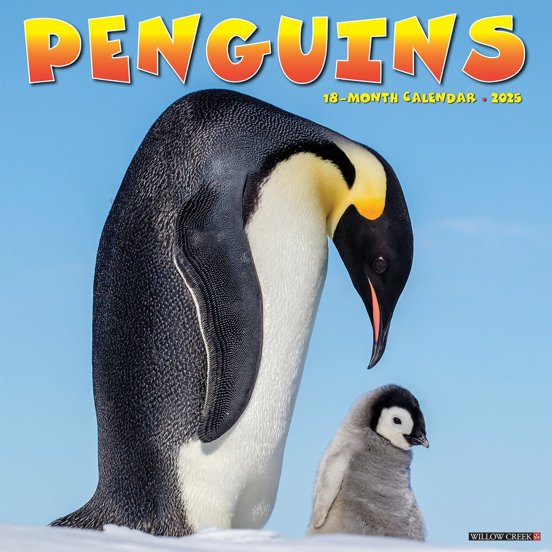 2025 Penguins - Square Wall Calendar (US Only)