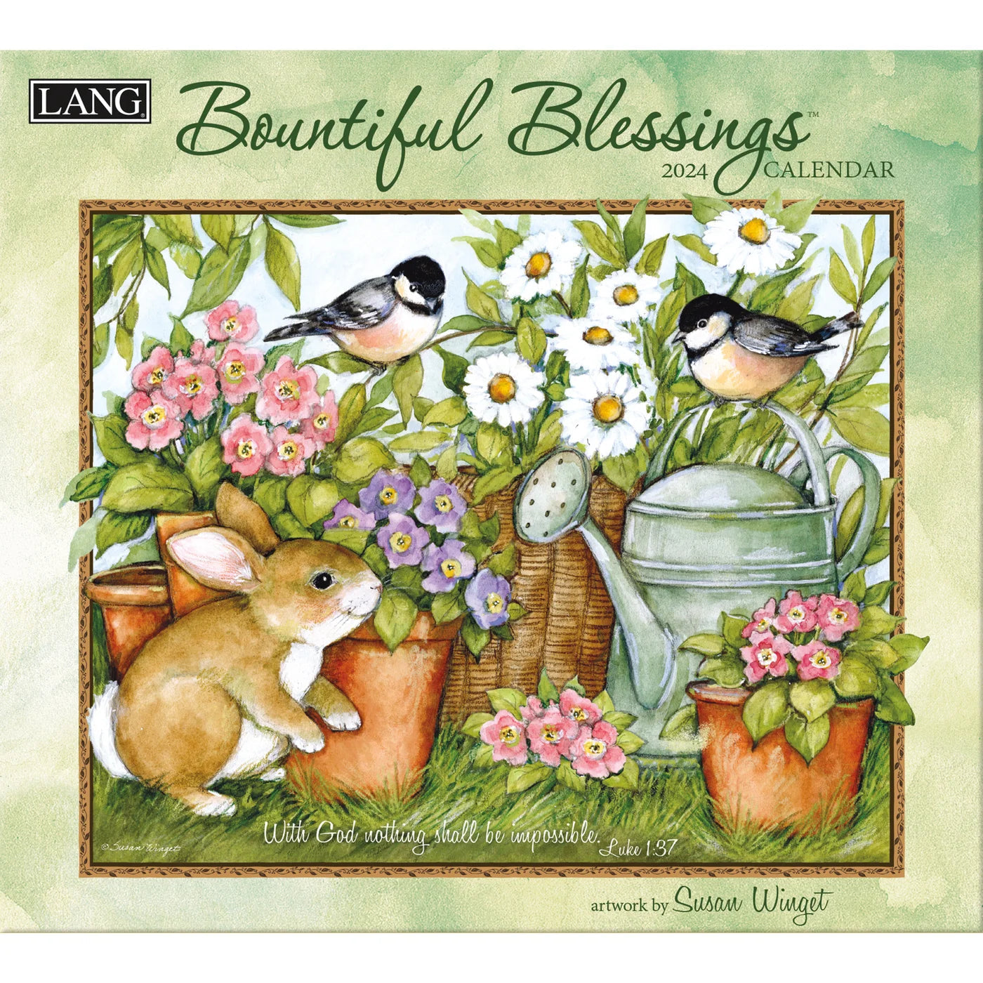 2024 LANG Bountiful Blessings By Susan Winget - Deluxe Wall Calendar