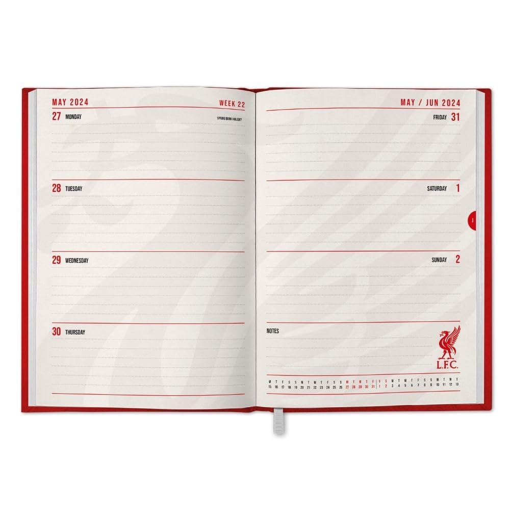 2024 Liverpool FC - Weekly Diary/Planner