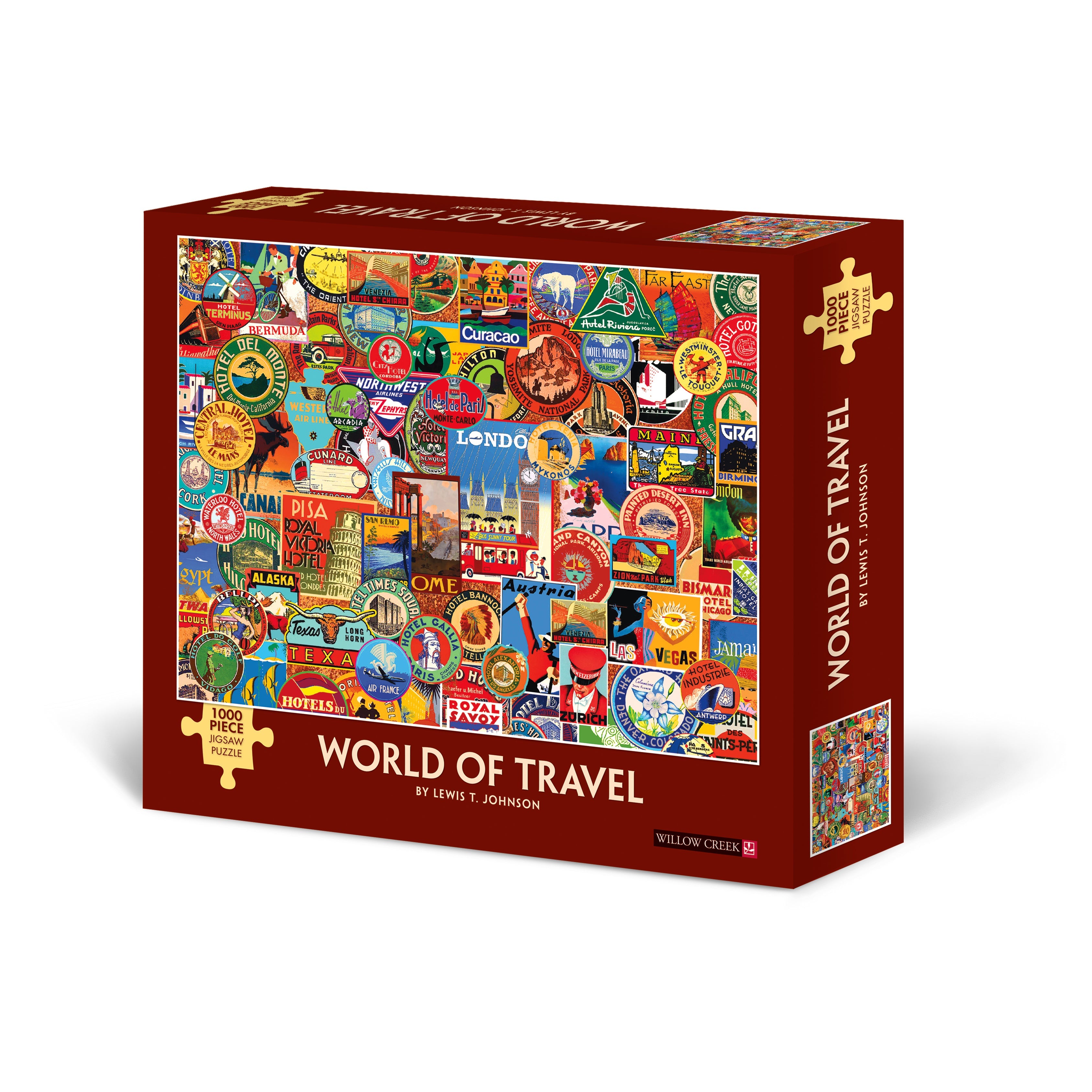 World of Travel 1000 Piece - Jigsaw Puzzle