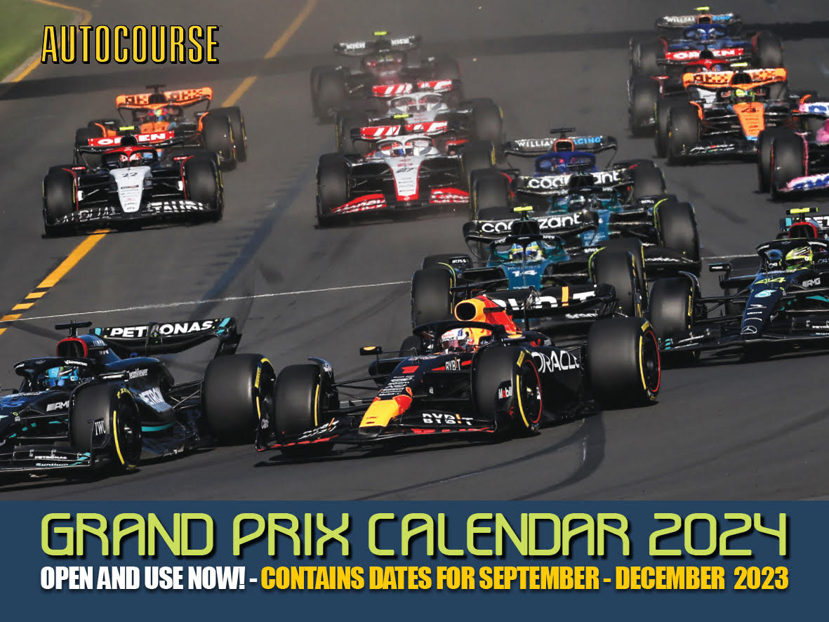 2024 Autocourse Grand Prix - Deluxe Wall Calendar  SOLD OUT