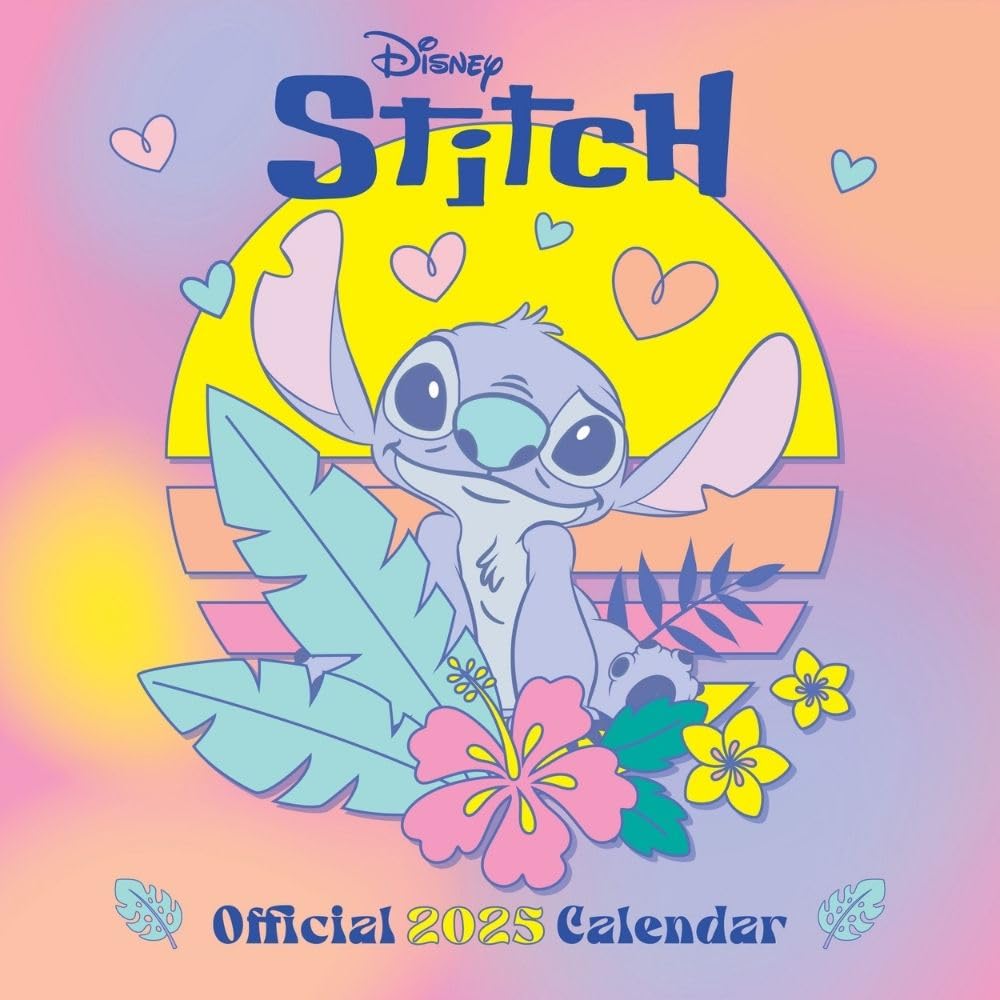 2025 Lilo And Stitch - Square Wall Calendar