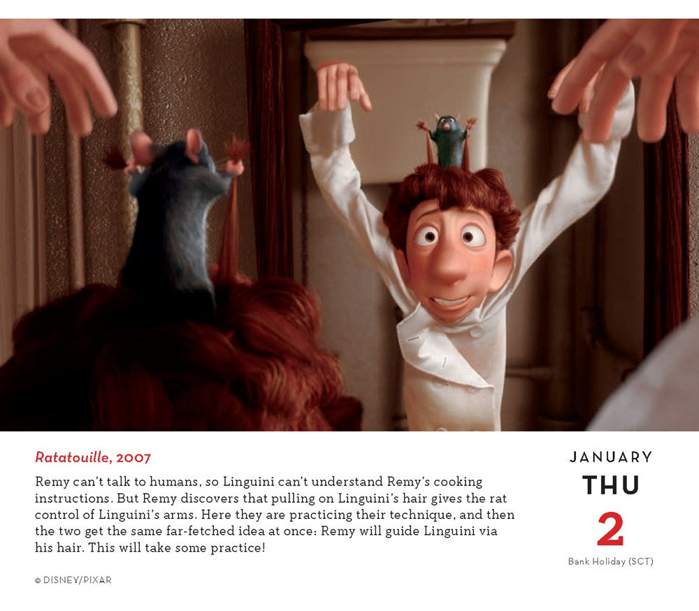 2025 Disney A Year of Animation - Daily Boxed Page-A-Day Calendar