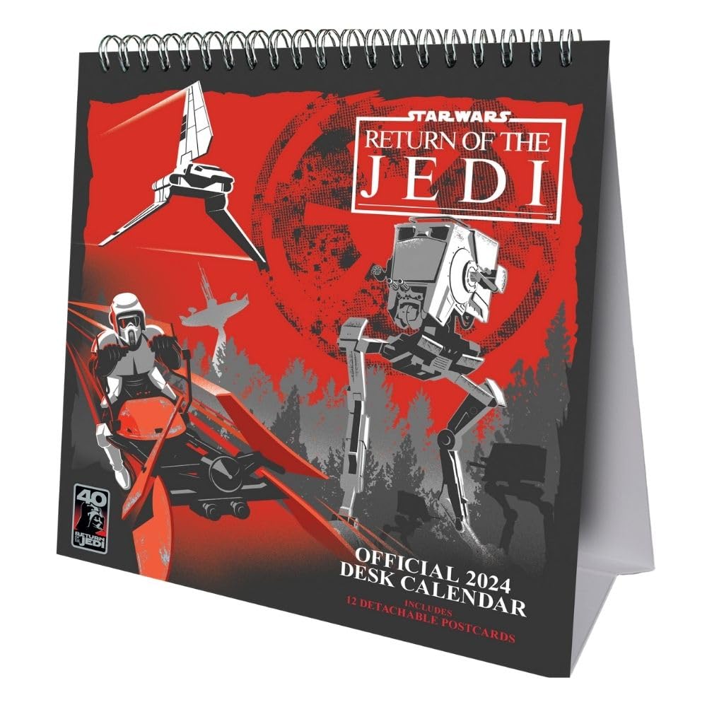 2024 Star Wars Postcard - Desk Easel Calendar