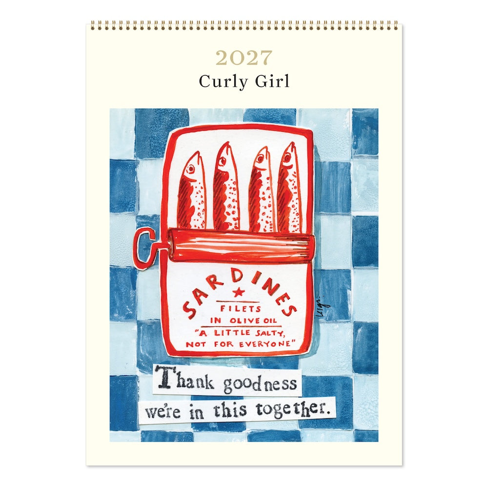 2027 Curly Girl - Deluxe Wall Calendar