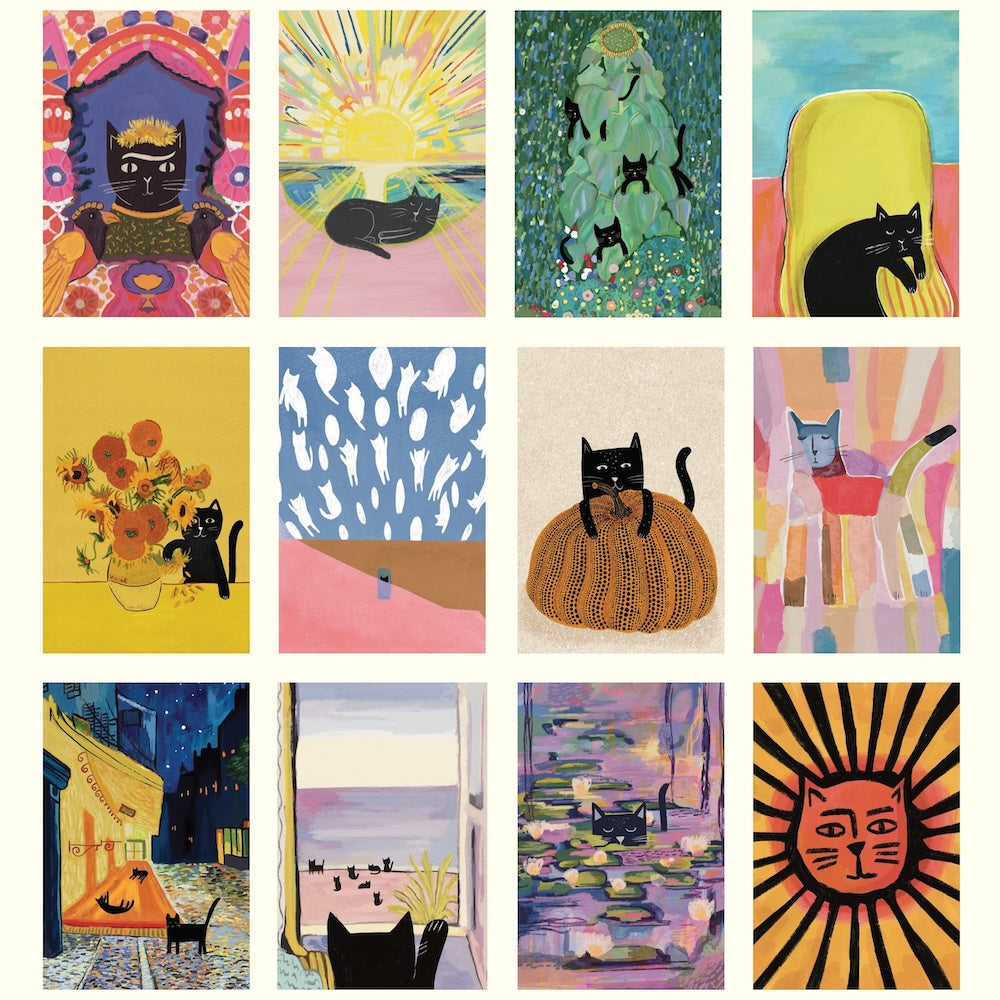 2027 Cat Artists Niaski - Desk Easel Calendar