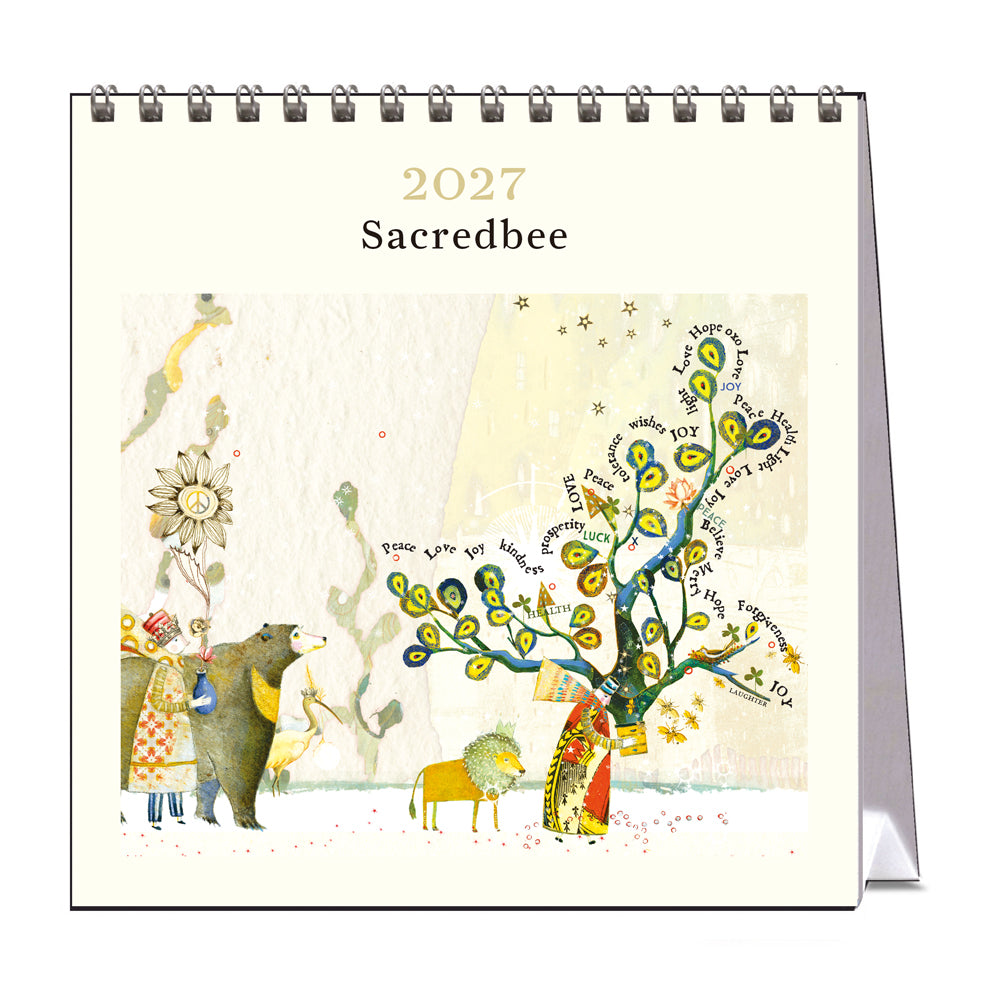 2027 Sacredbee - Desk Easel Calendar