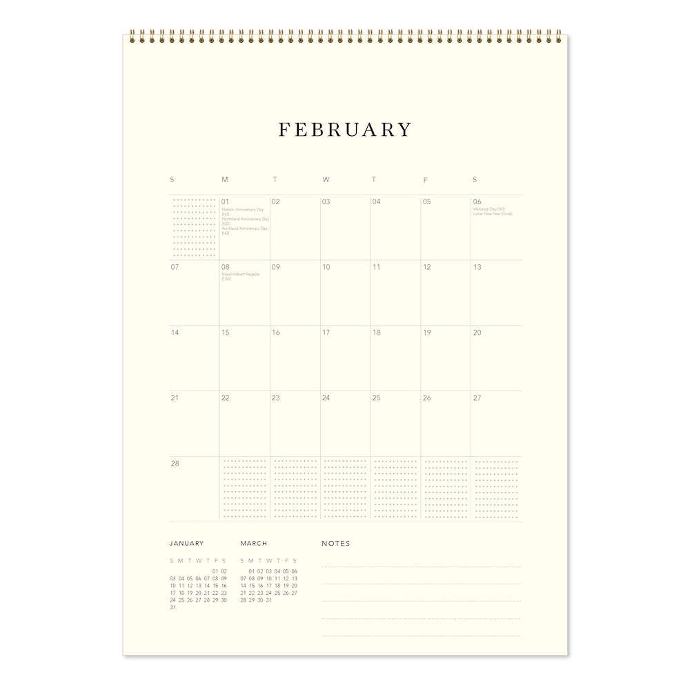 2027 Sacredbee - Deluxe Wall Calendar