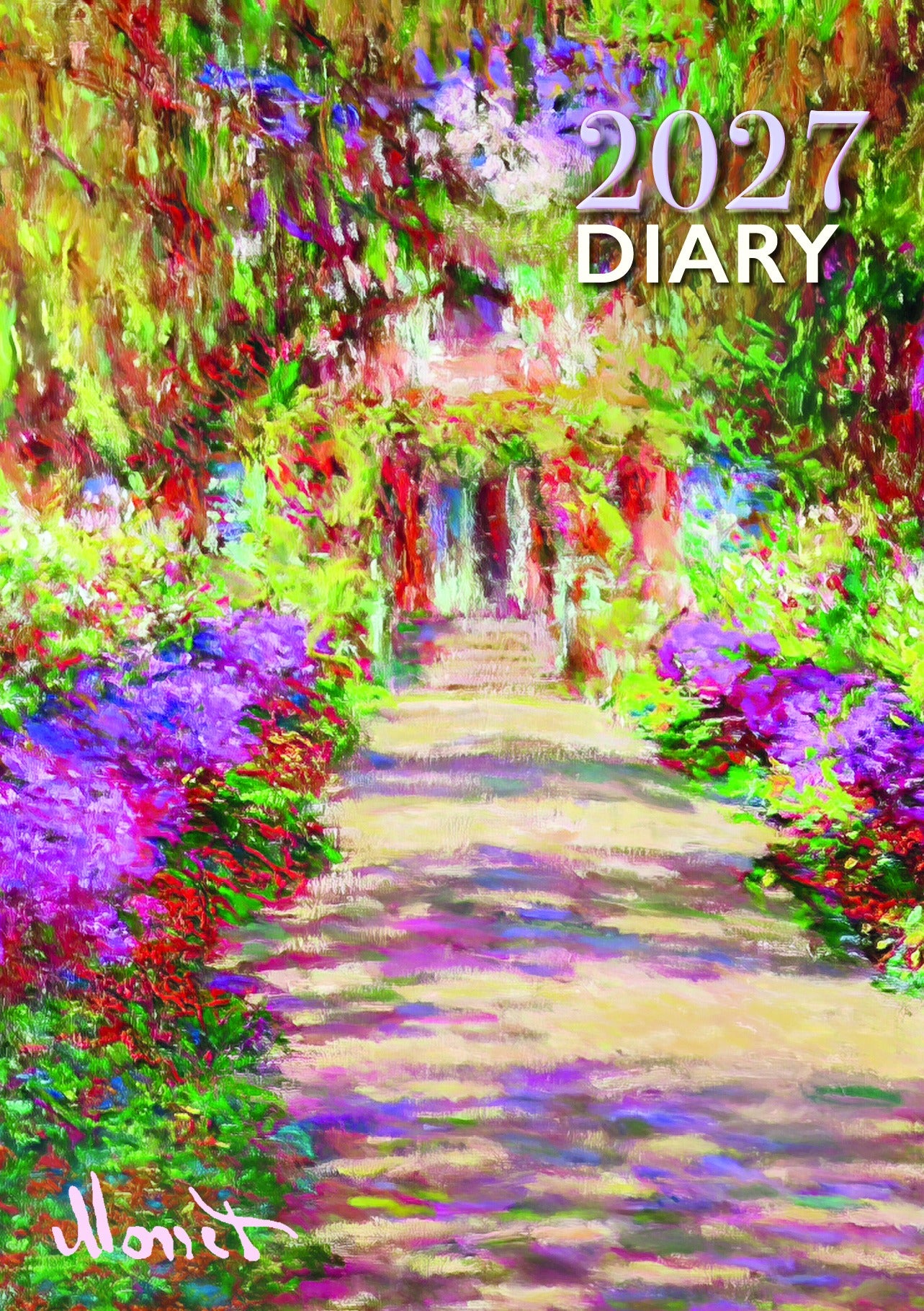 2027 Monet A6 Weekly Flexible Diary Planner