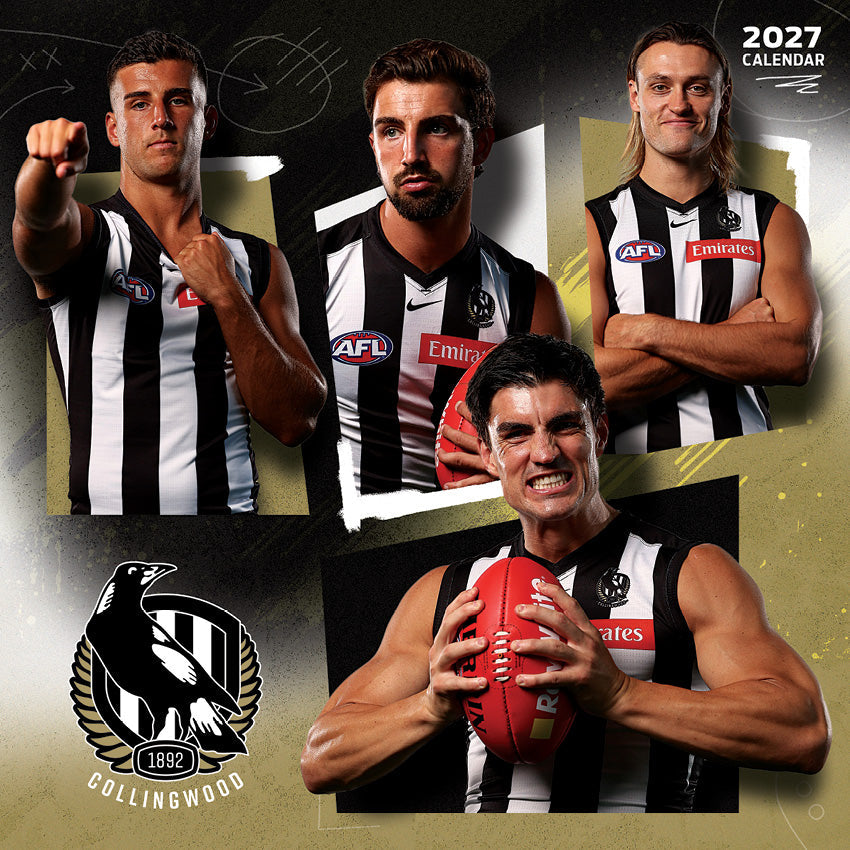 2027 AFL Collingwood Magpies calendar image 1
