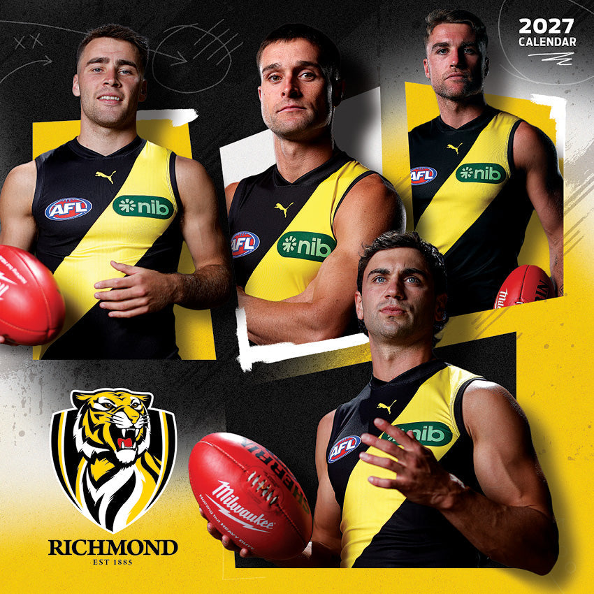 2027 AFL Richmond Tigers calendar image 1