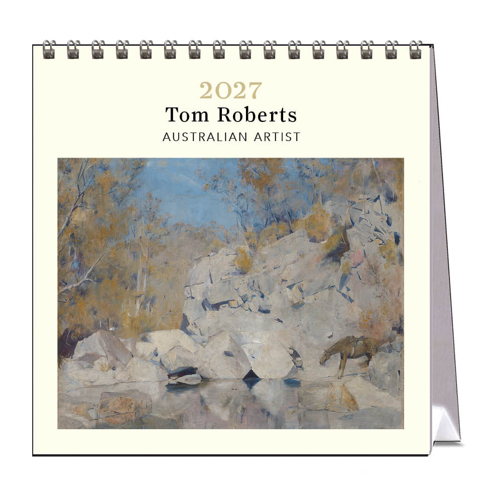 2027 Tom Roberts Australian Artist - Desk Easel Calendar