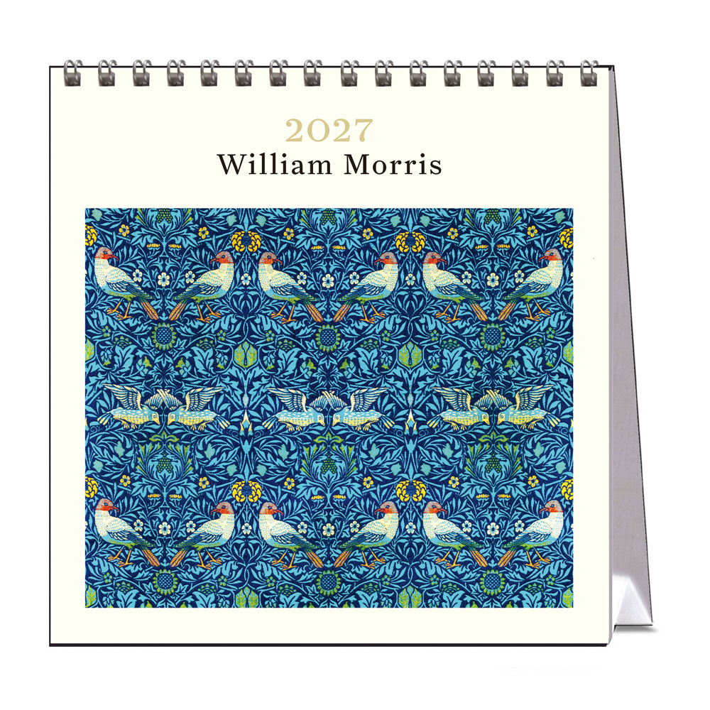 2027 William Morris - Desk Easel Calendar