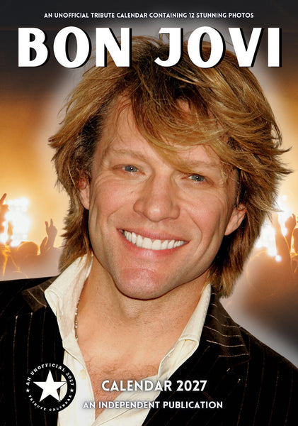 2027 Bon Jovi - A3 Wall Calendar