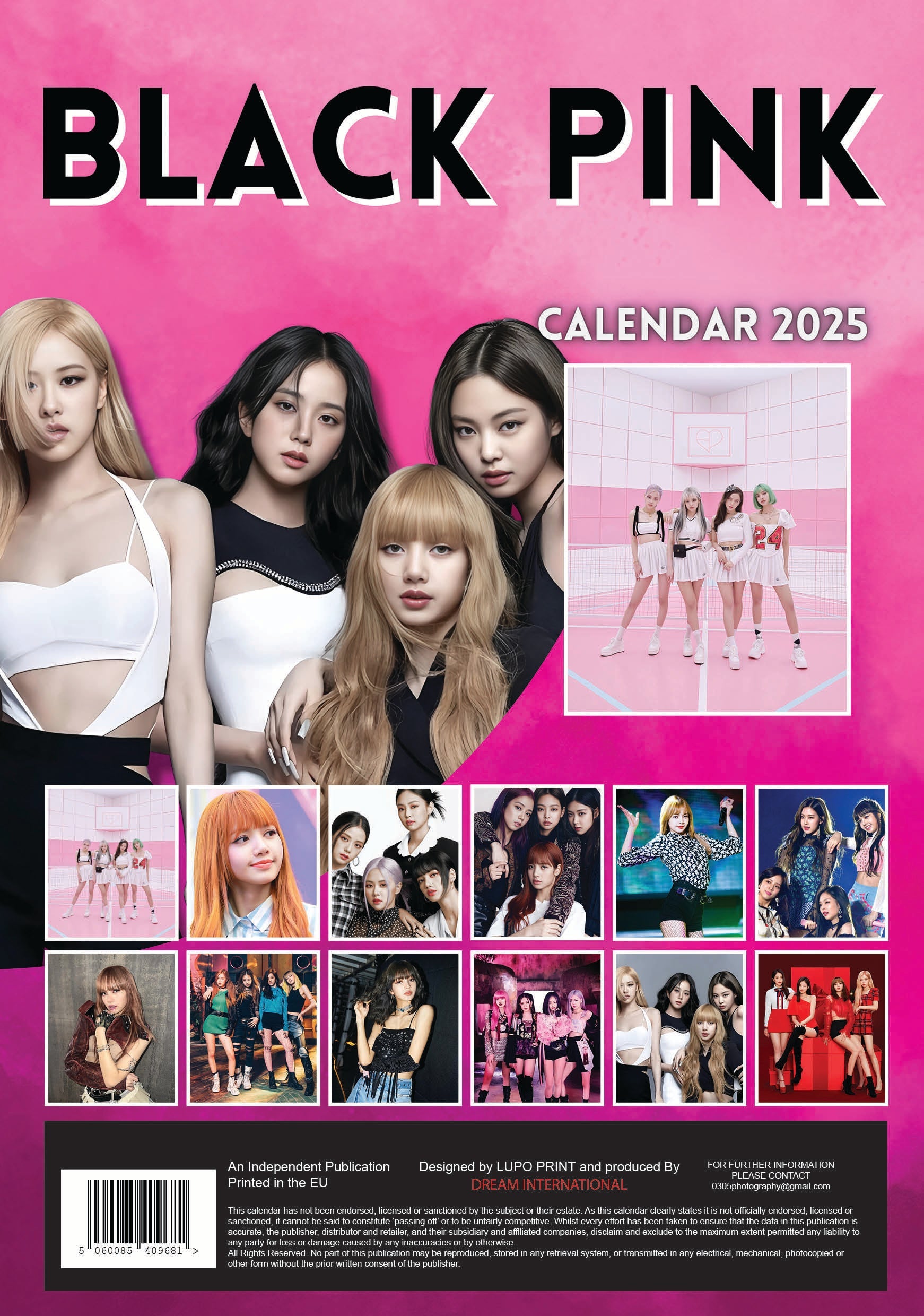 2025 Blackpink - A3 Wall Calendar