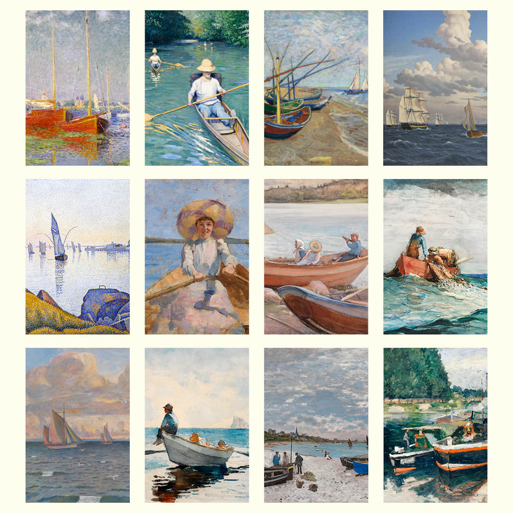2027 Boats - Deluxe Wall Calendar