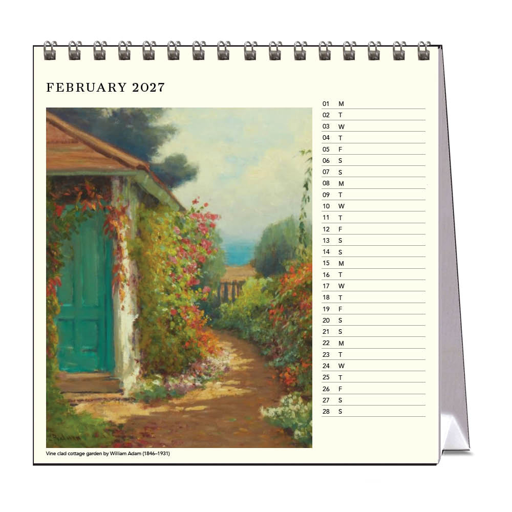 2027 Japanese Flowers - Desk Easel Calendar