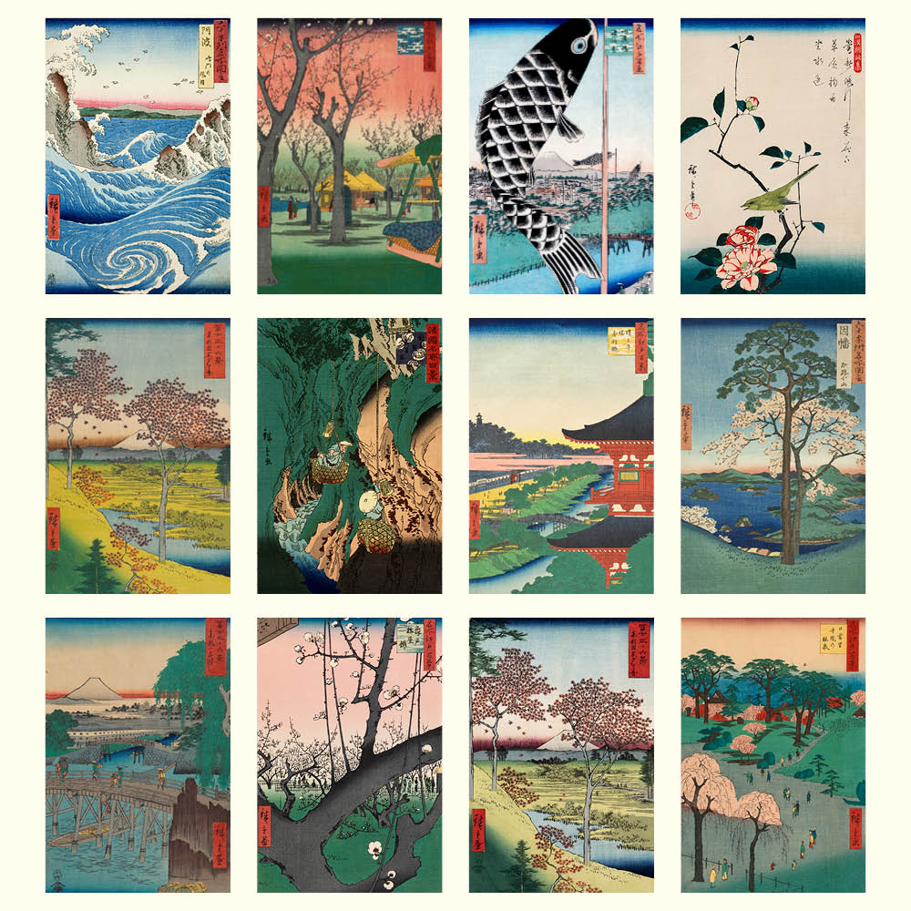 2027 Hiroshige - Deluxe Wall Calendar