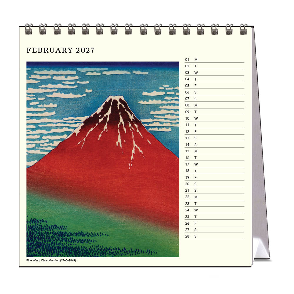 2027 Hokusai - Desk Easel Calendar