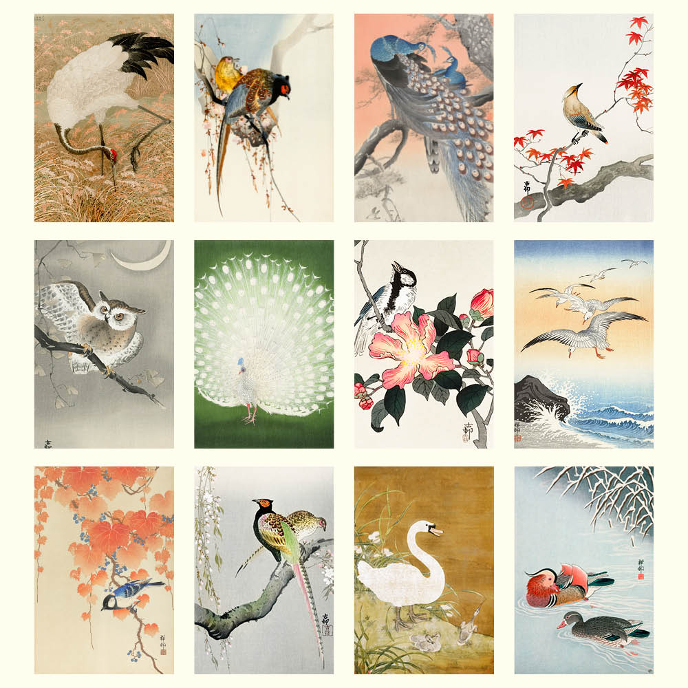2027 Japanese Birds - Deluxe Wall Calendar
