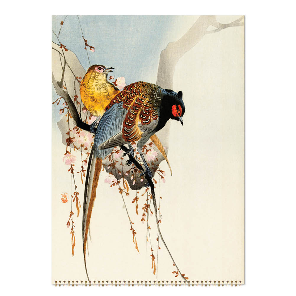 2027 Japanese Birds - Deluxe Wall Calendar