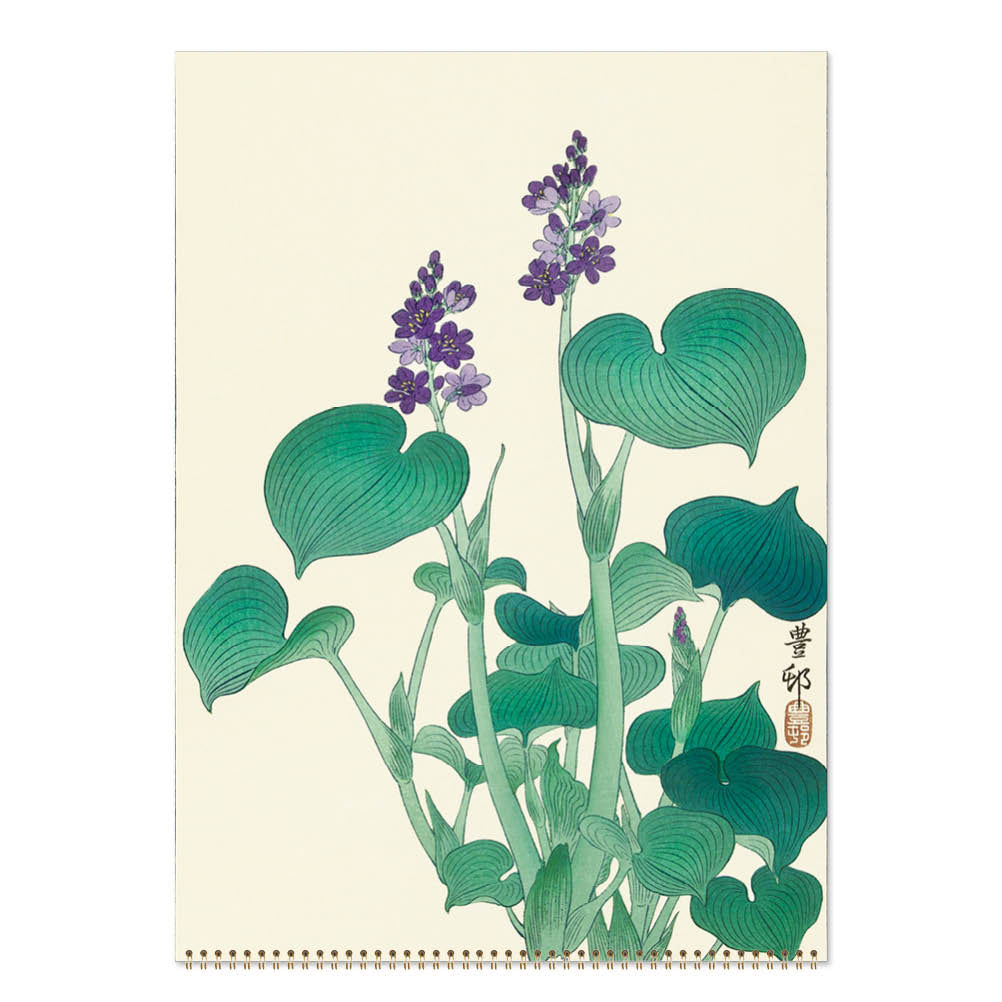 2027 Japanese Flowers - Deluxe Wall Calendar