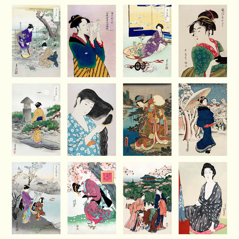 2027 Japanese Woodblock - Deluxe Wall Calendar