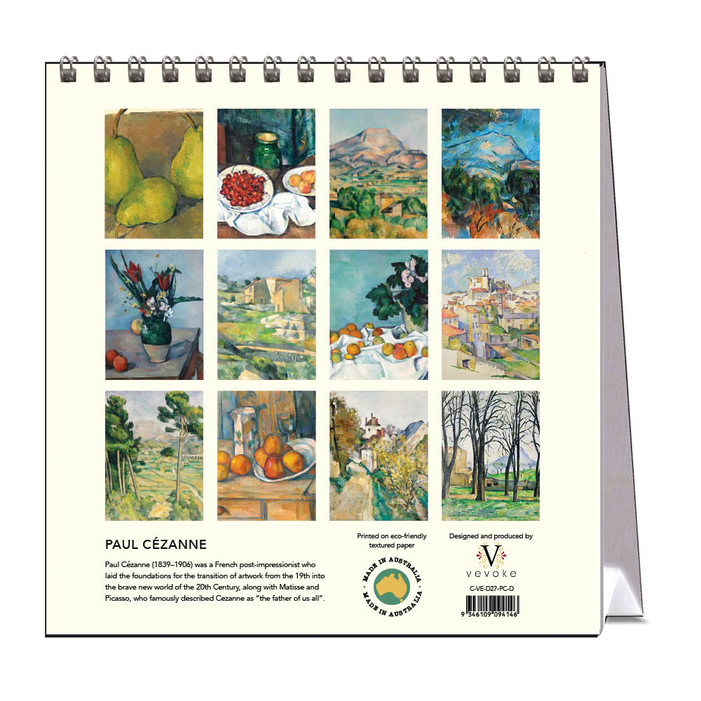 2027 Paul Cezanne - Desk Easel Calendar