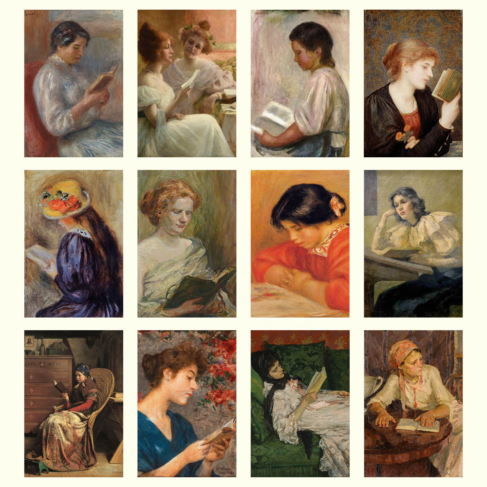 2027 The Reading Woman - Desk Easel Calendar