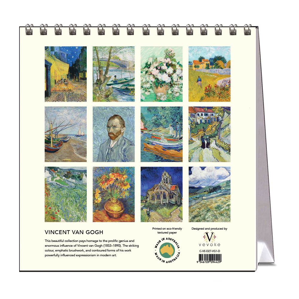 2027 Vincent Van Gogh - Desk Easel Calendar
