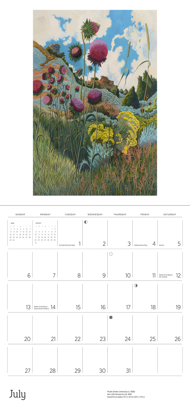 2025 Phyllis Shafer: Nature Divine - Square Wall Calendar