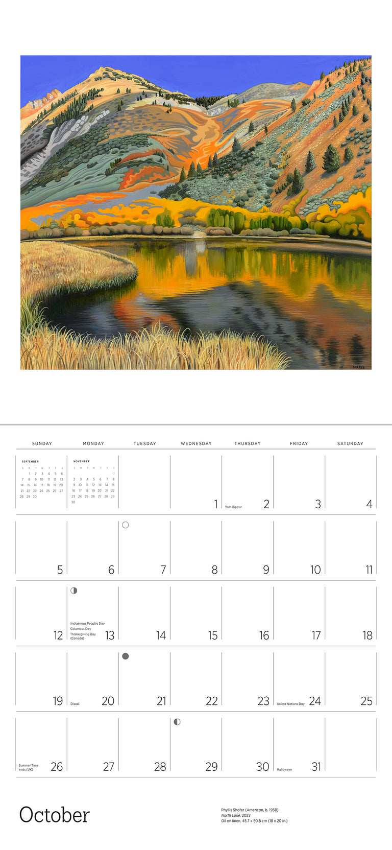 2025 Phyllis Shafer: Nature Divine - Square Wall Calendar