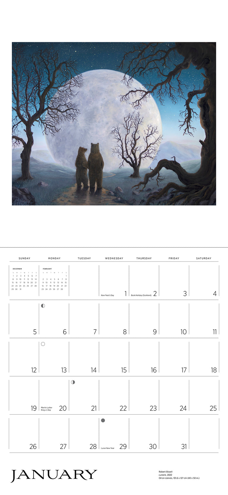 2025 Spirit: The Paintings Of Robert Bissell - Square Wall Calendar