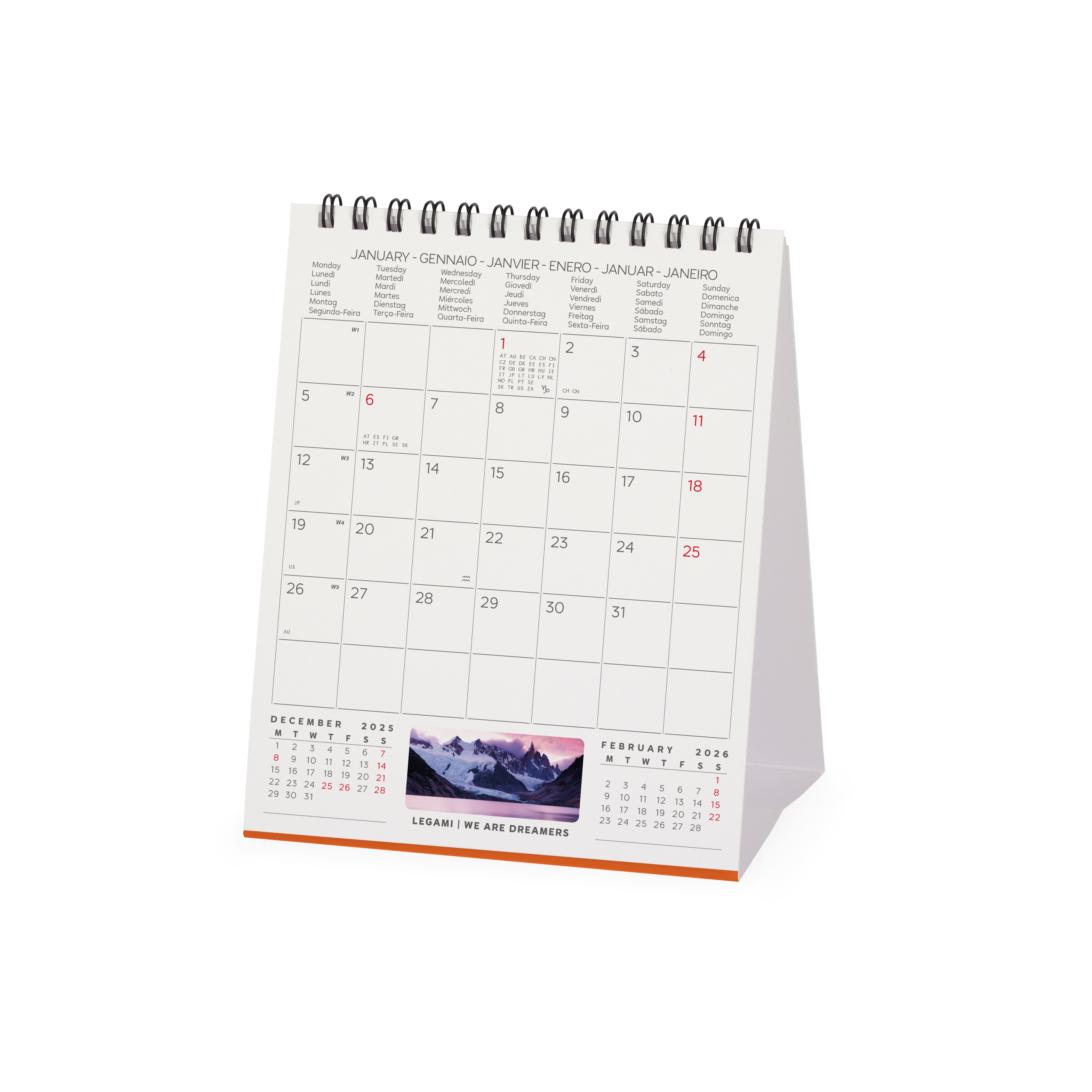 2026 Sunsets - Desk Easel Calendar