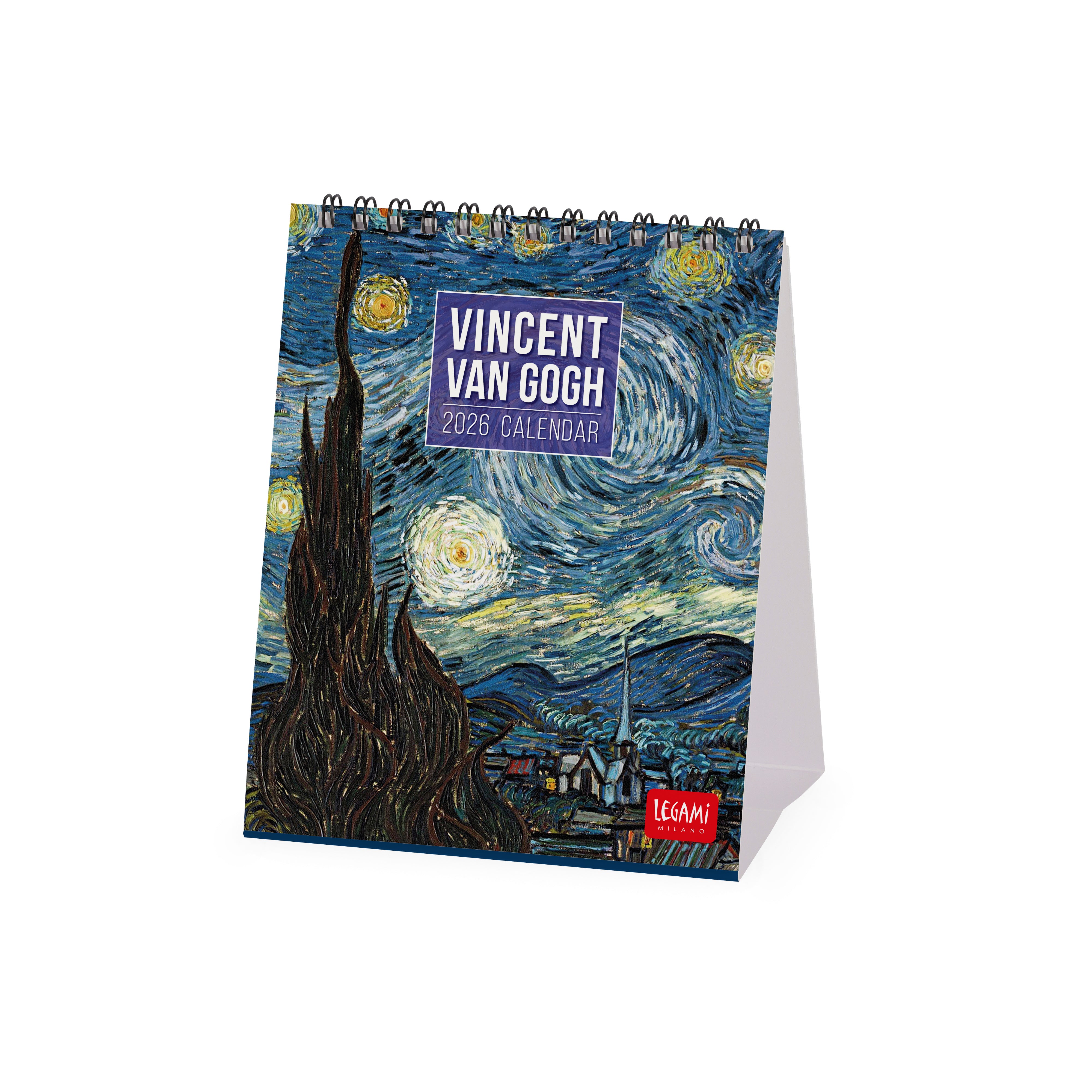 2026 Vincent Van Gogh - Desk Easel Calendar