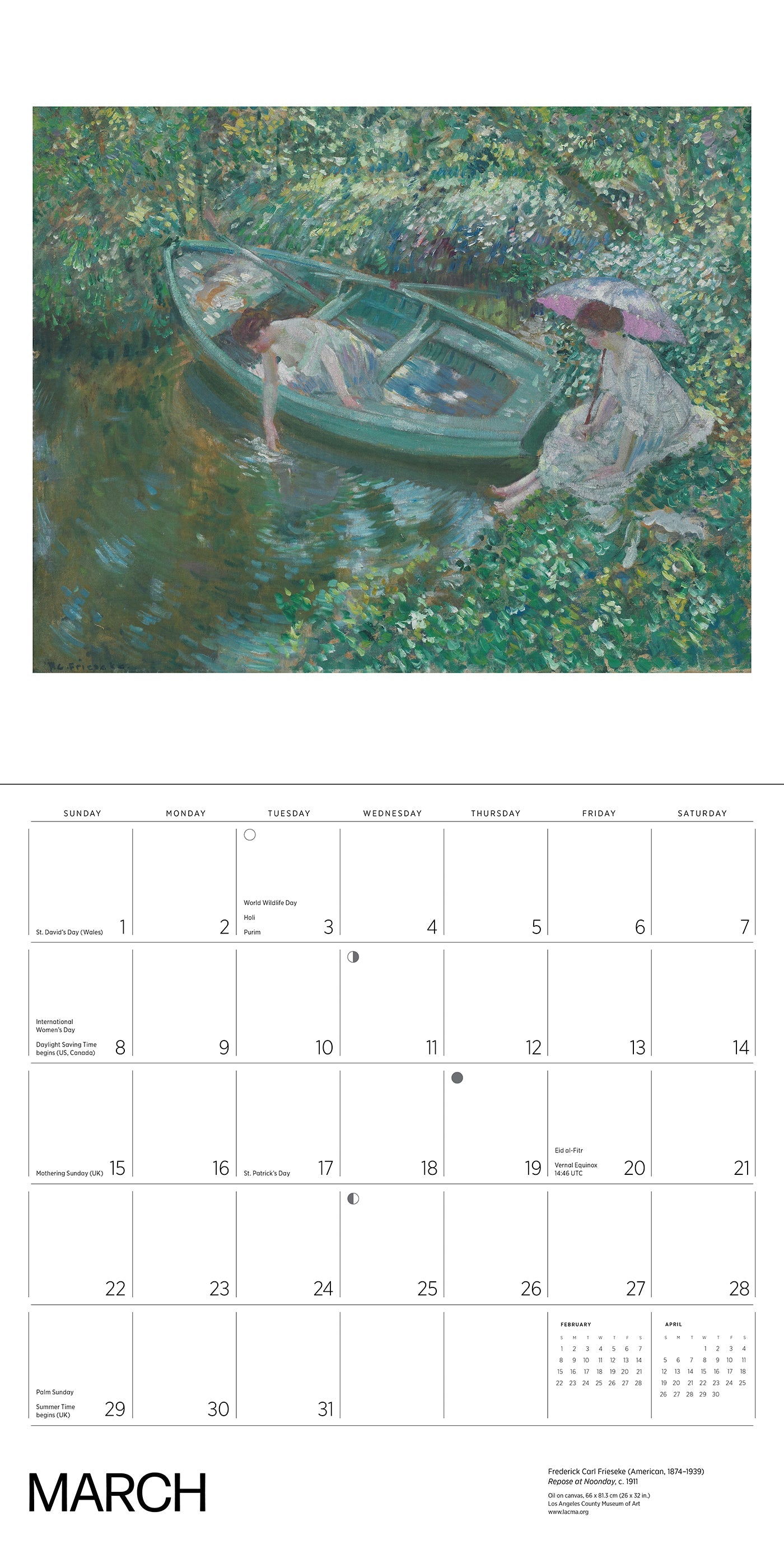 2026 Gardens of the Impressionists - Square Wall Calendar