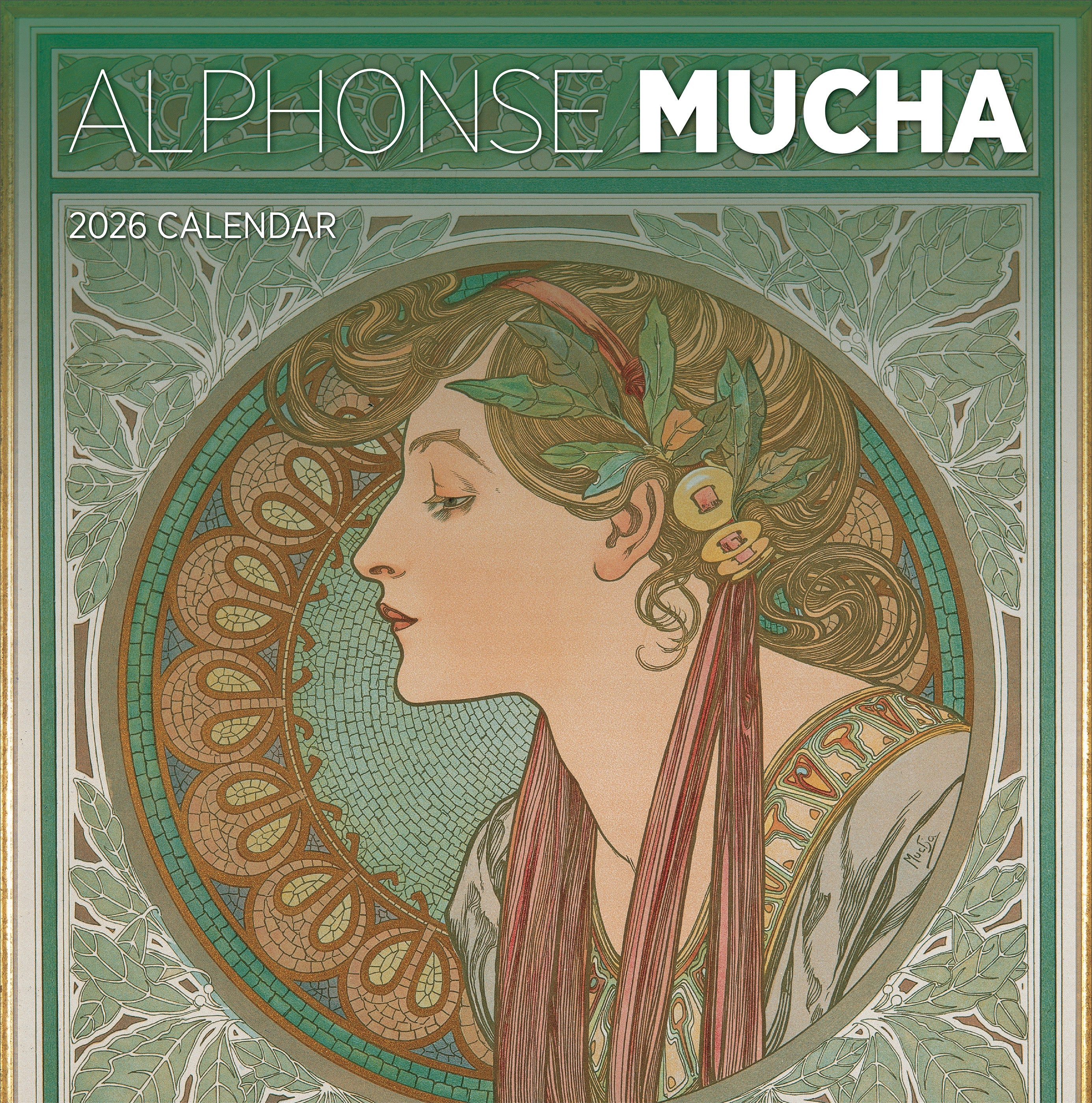 2026 Alphonse Mucha - Square Wall Calendar