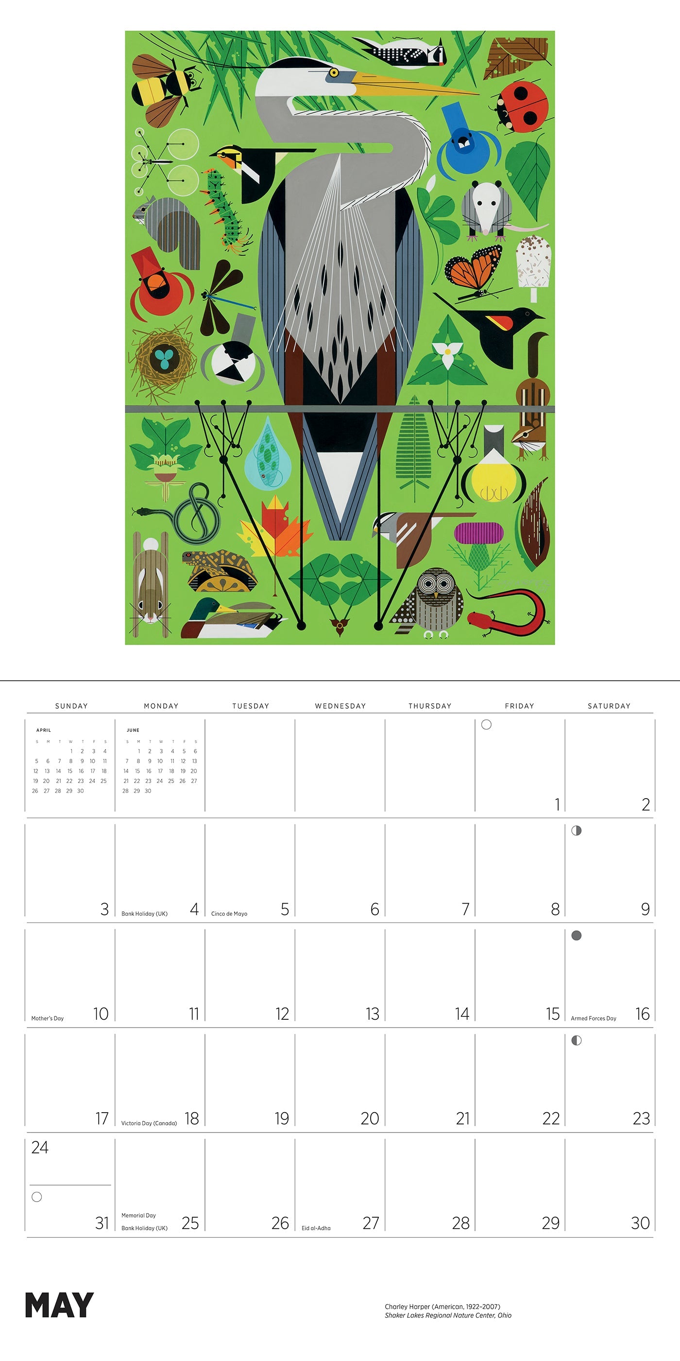 2026 Charley Harper - Square Wall Calendar