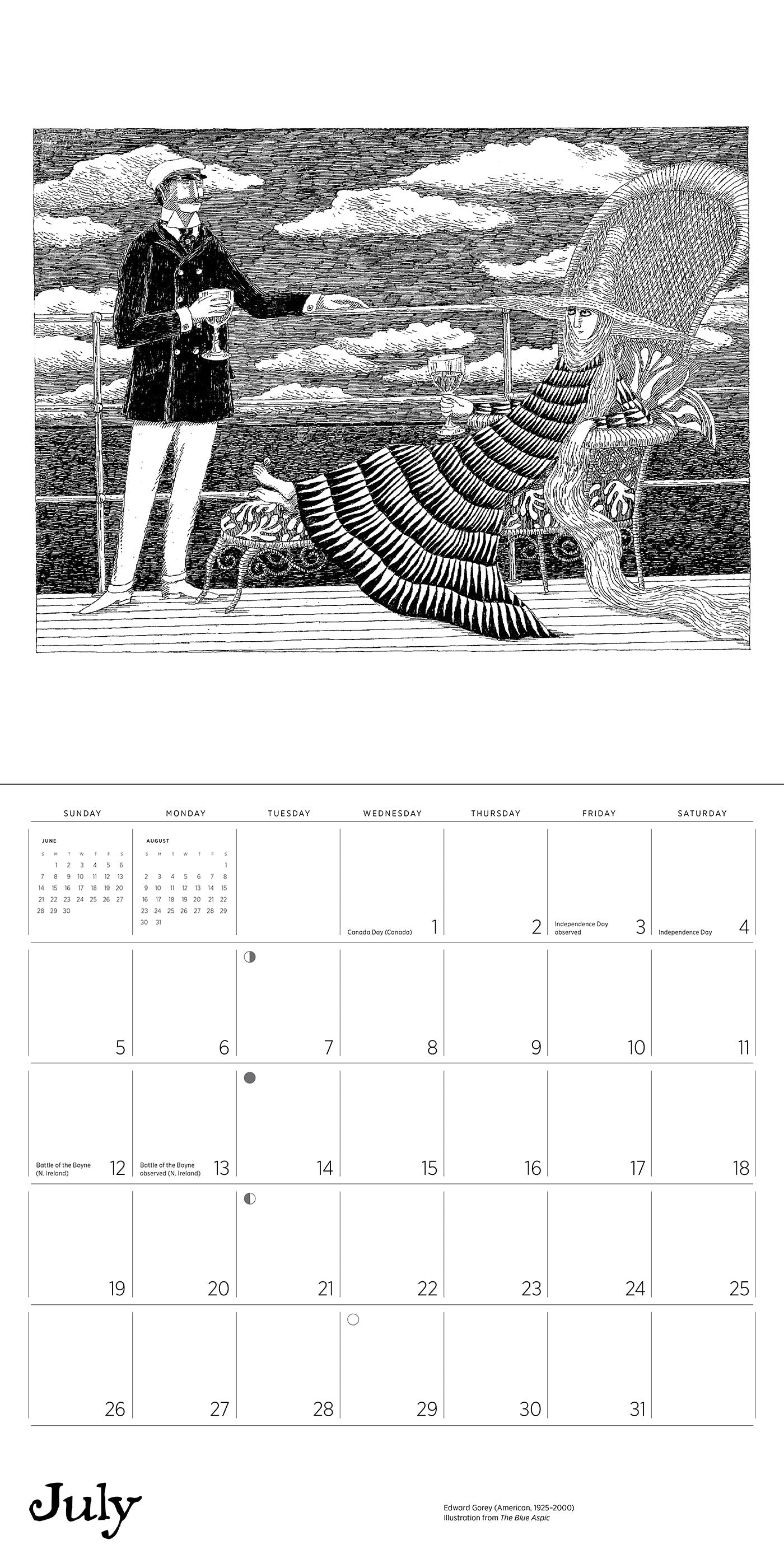 2026 Edward Gorey - Square Wall Calendar