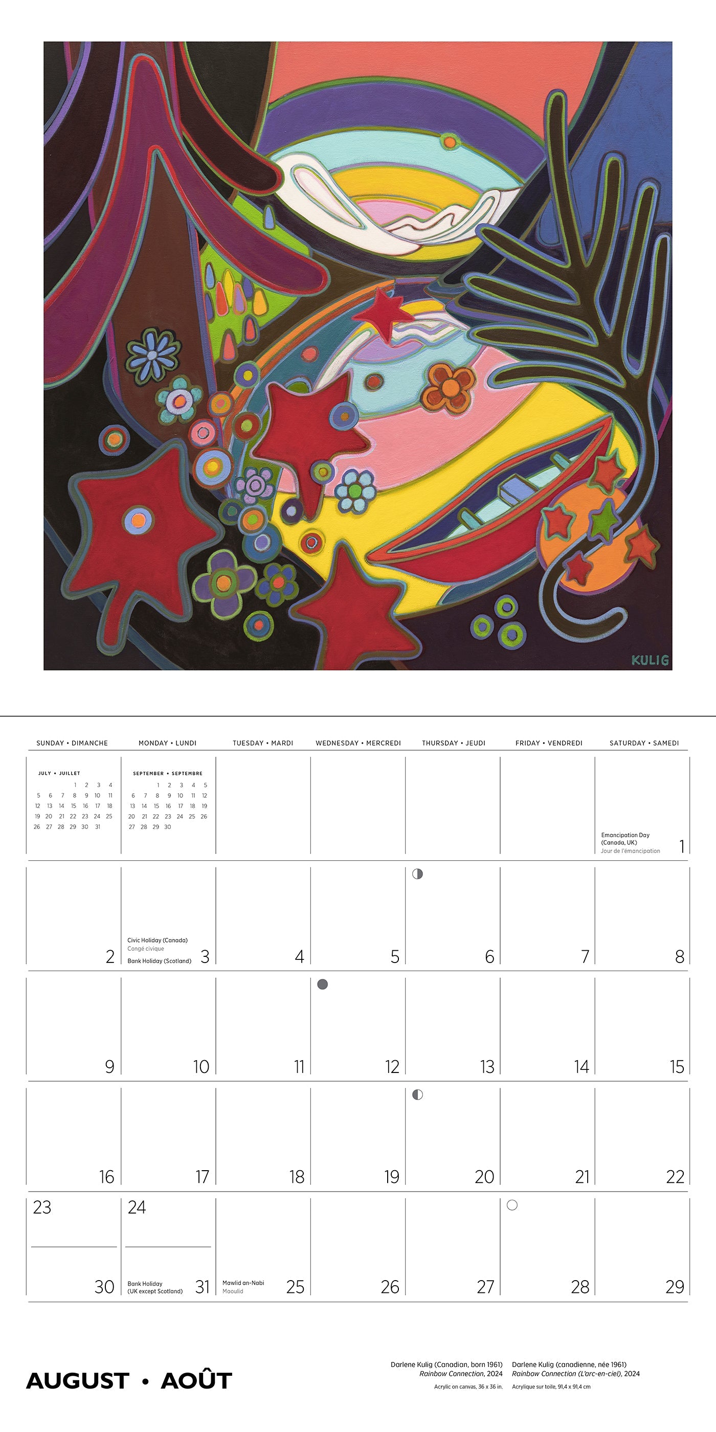 2026 Darlene Kulig - Square Wall Calendar