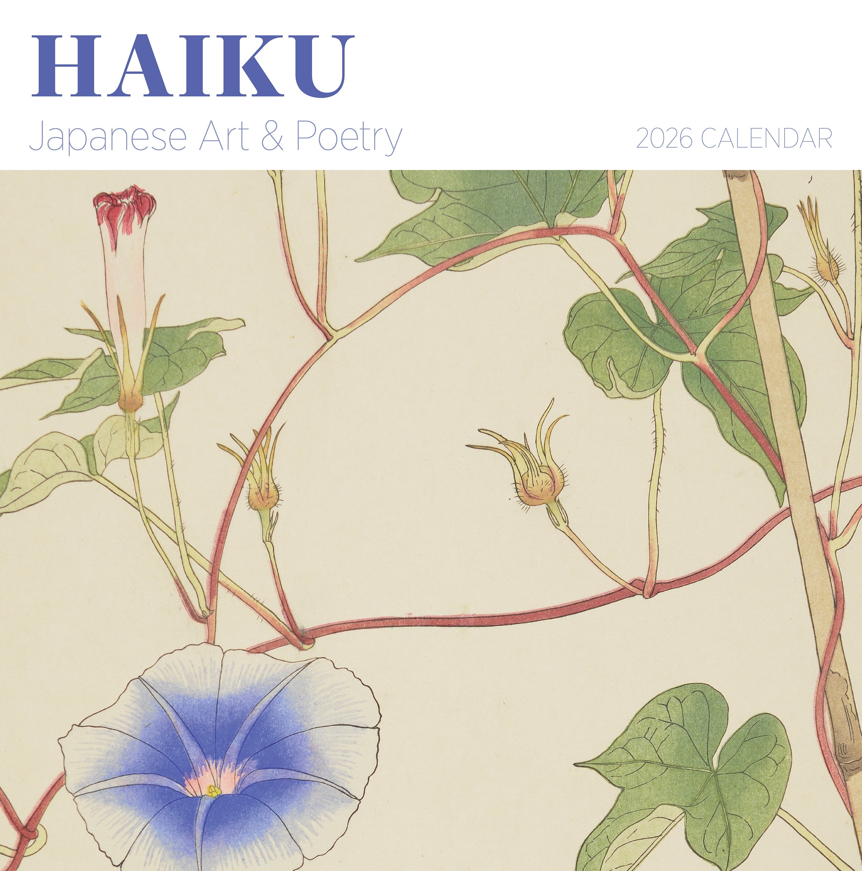 2026 Haiku: Japanese Art and Poetry - Square Wall Calendar