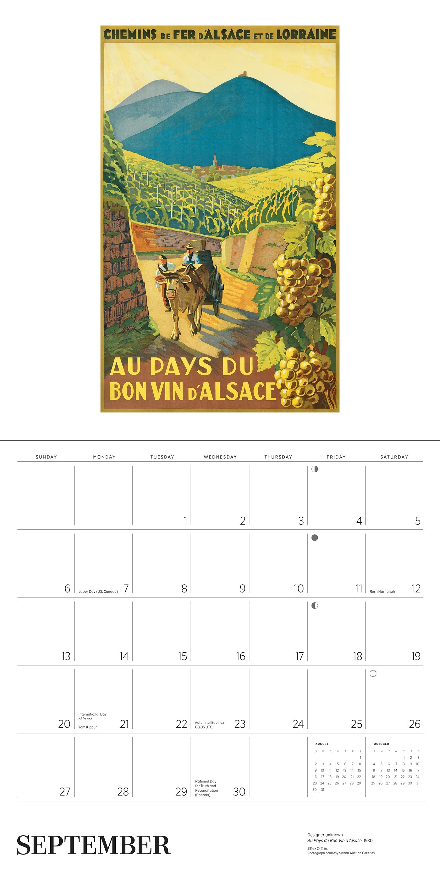 2026 France: Vintage Travel Posters - Square Wall Calendar