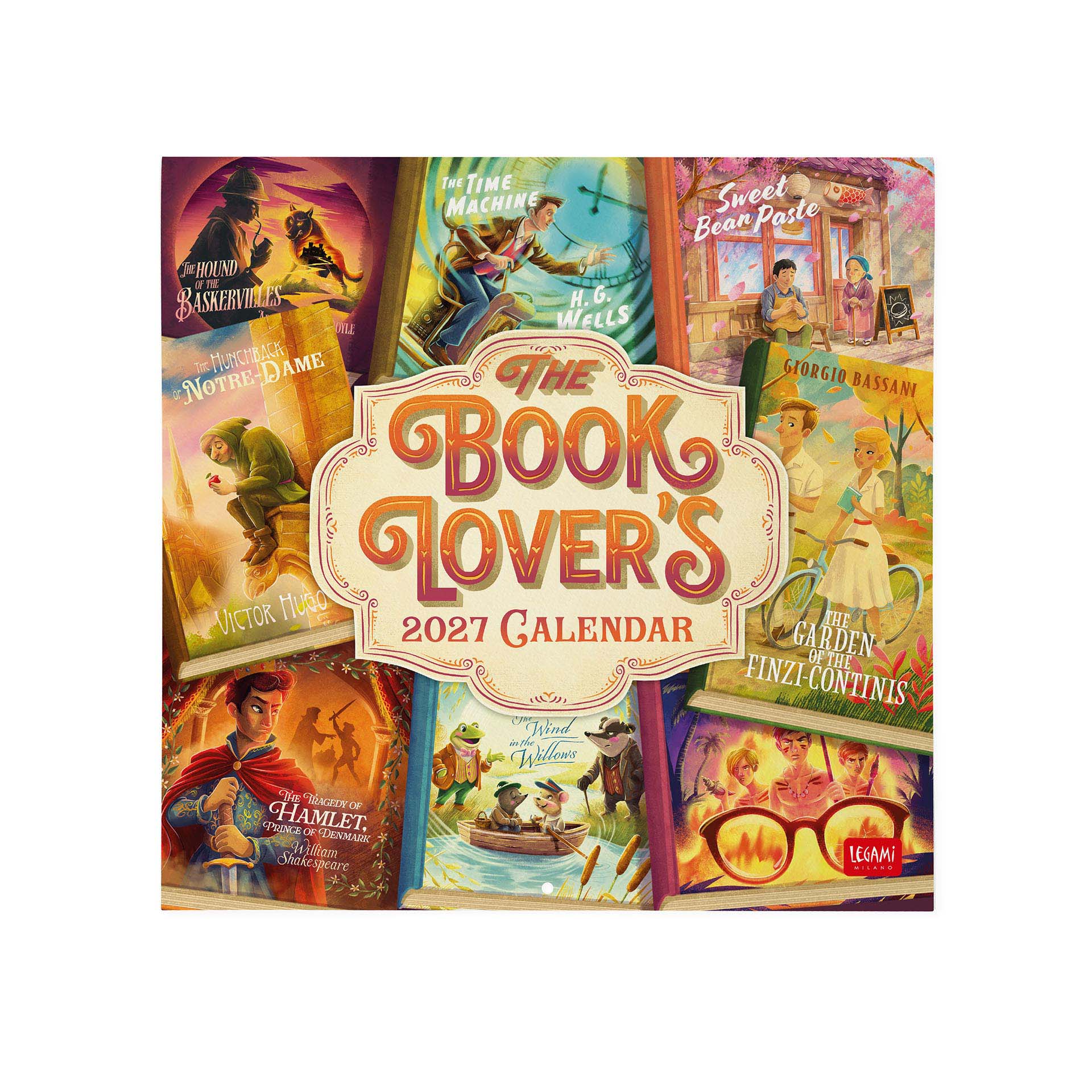 2027 Book Lover's - Square Wall Calendar